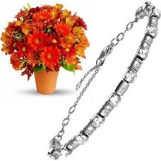 Breil Rolling Diamonds + Flowers Bracelet (Curated)